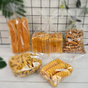 Transparent LDPE Bread Gusset Style Plastic Bags