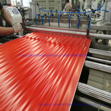 PVC/ASA Corrugated Wave Roofing Tile Sheet Making Machine