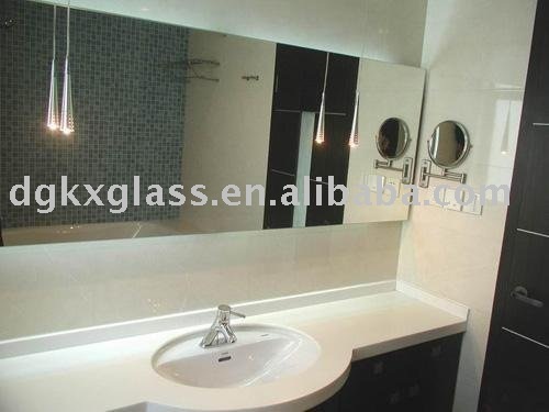 sliver mirror glass for bathroom