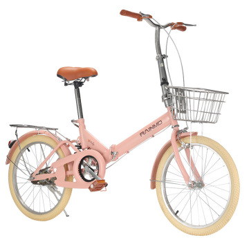 20/22 Inch Foldable Bicycle for Men Women Lightweight Leisure Bike with Quick Fold Perfect for Urban Commuting
