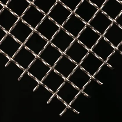 Crimped Wire Mesh 2.87mm Thk 25mm SS304 Stainless Steel