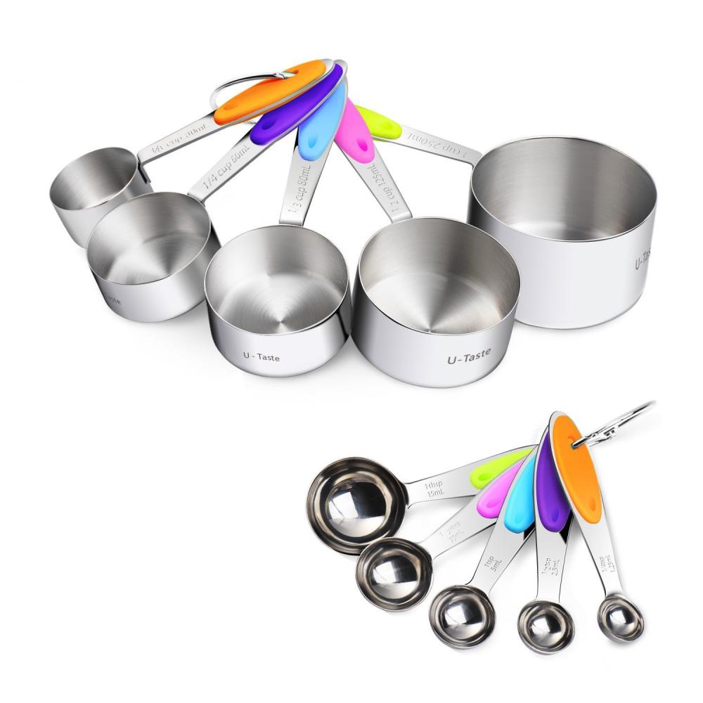 10 Piece Measuring Cups and Spoons