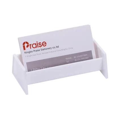 Office Desktop Plastic Business Card Holder: A Stylish Solution for Desk Organization