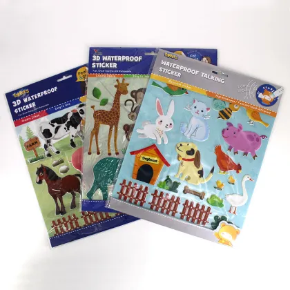 Custom Cartoon Kawaii 3D Eva Foam Puffy Stickers for Scrapbooking