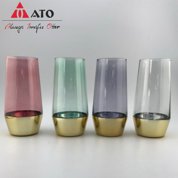 Gold Rim Glass Creative Gattlet Wine Glass Glassler