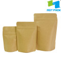 Eco Friendly kraft paper Snack zipper Pouches