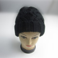 Black Cable Knit Winter Toque