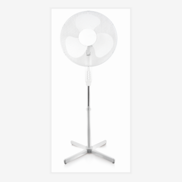 Africa South America 16-Inch Powerful Plastic Multi-Holes Blade Stand Fan 220V