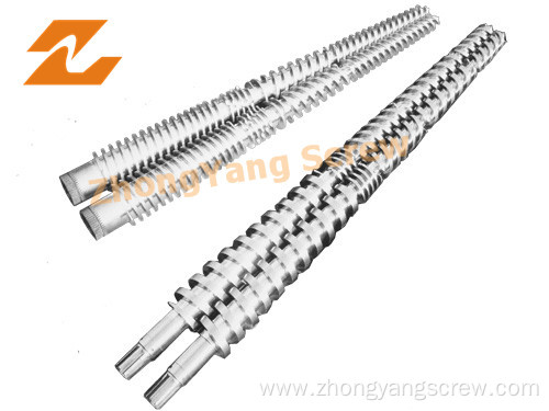 Twin Conical Screw Barrel PVC Extrusion Screw Barrel Double Screw Barrel