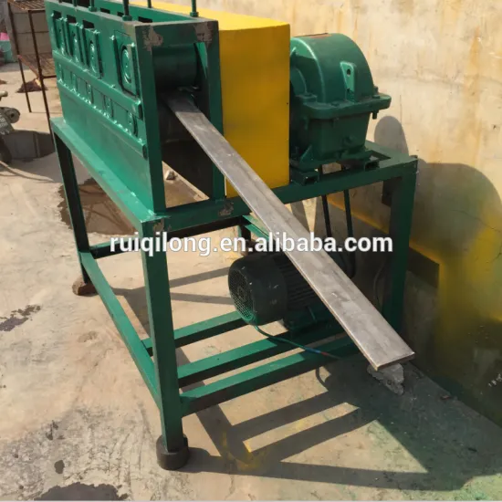 Automatic Hydraulic flat bar straightening and cutting machine