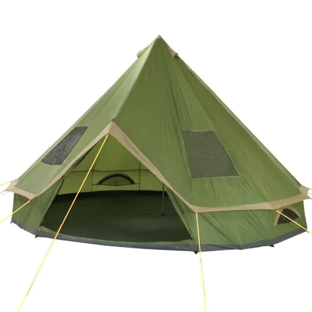 Backpacking grande tenda de sino para família de 4/6 pessoas