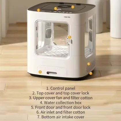 Negative ion drying box