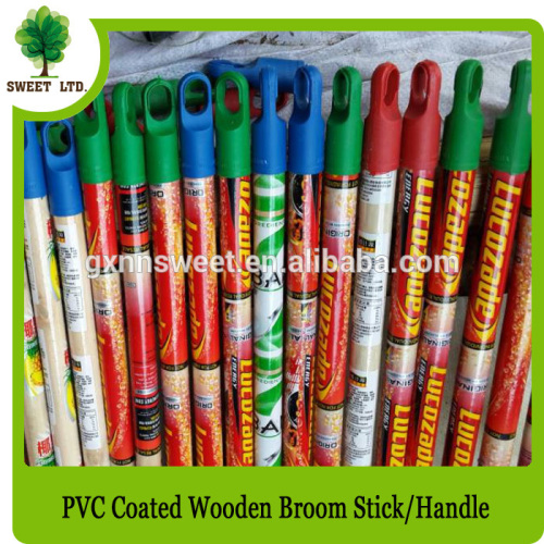 best selling products cheap colorful wooden broom stick