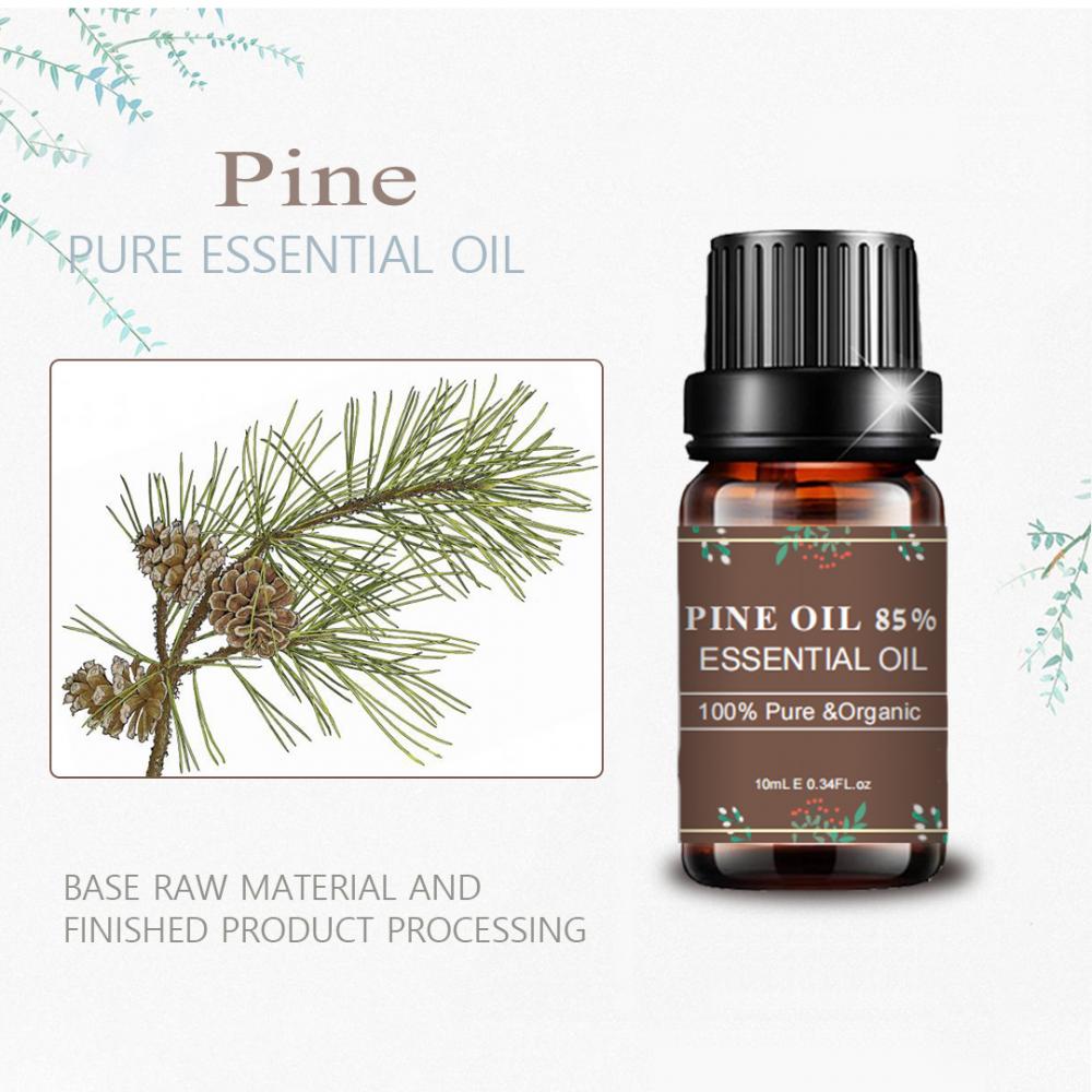 Daraja la matibabu 10ml pine asili 85% mafuta muhimu