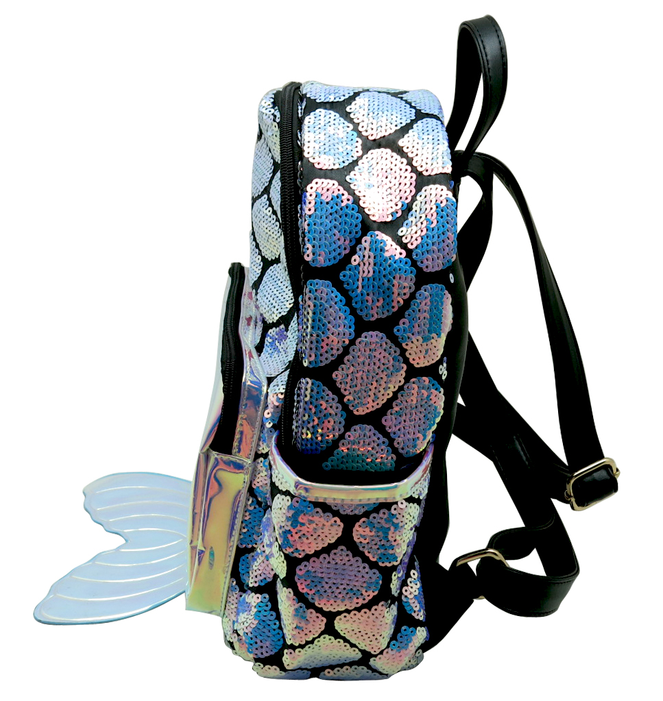 Mermaid2 Laser Sequin Backpack 1 Mermaid2 Laser Sequin Backpack 1