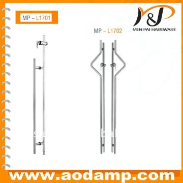 glass door lock handle