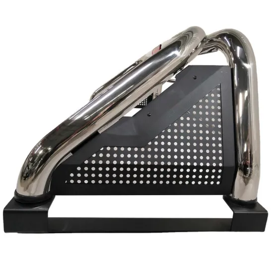 New Style Black Steel Roll Bar Pickup 4X4 for 2015-2021 Hilux Revo