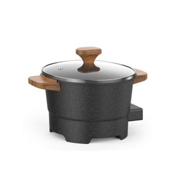 Mini Aluminum Alloy Electric Hot Pot for Dormitory Use