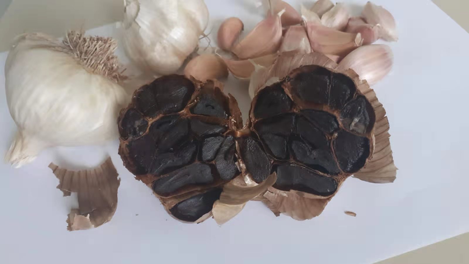 whole bulb black garlic