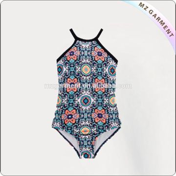 Colorful dot junior girls swimwear