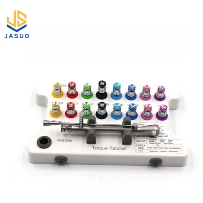 Hot sell dental Tooth Implantation Prosthetic Kit Universal Restoration Screwdriver Implant Tool Box