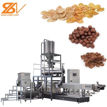 Crispy Fried Cornflakes Production Line: Extruder Machine for Corn Flakes