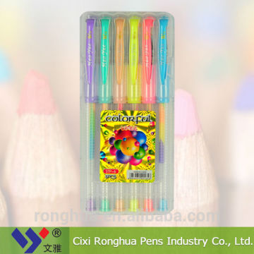 Colored ink glitter gel ink pen WY-STP