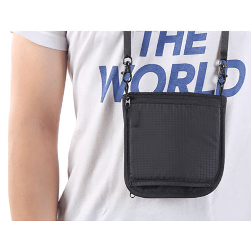 Travel Small Rfid Blocking Pouch Neck Card Wallet