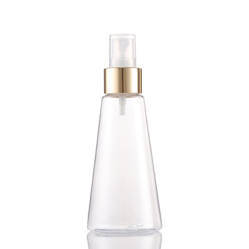 wholesale pet plastic 8oz 5oz 2oz body fine mist spray bottles with aluminum gold sprayer pump