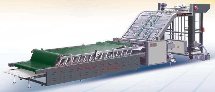 Vacuum Automatic corrugated cardboard Flute Laminator
