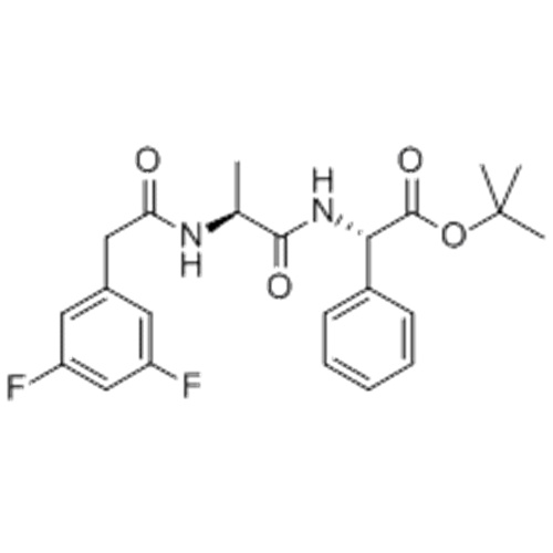 Ester tert-butylowy (2S) -N- [N- (3,5-difluorofenacetylo) -L-alanylo] -2-fenyloglicyny CAS 208255-80-5