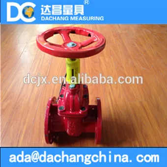 Ductile iron/cast iron metal seated gate valve