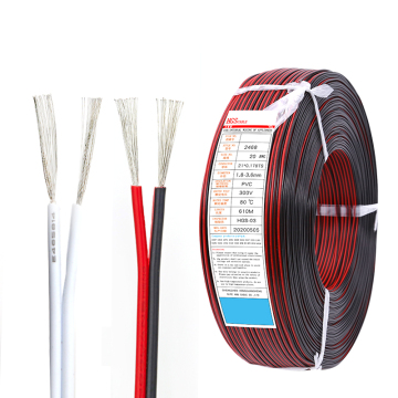 20AWG 21*0,178TS OD1,8-3,6 mm PVC Podwójny biały płaski głośnik wiatru wiatrowi
