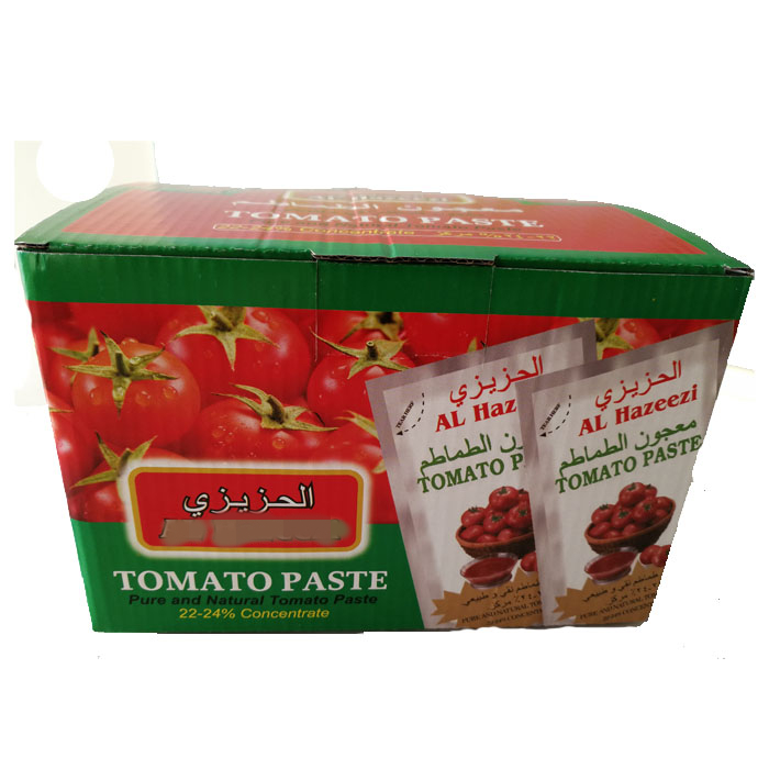 Pouch Tomato Paste for Yemen