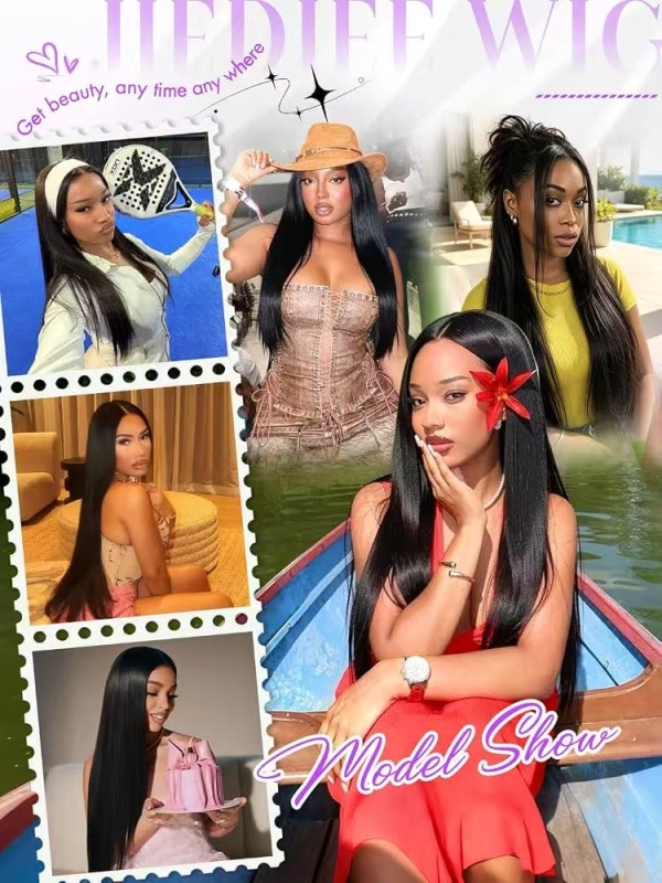 13x6 HD Lace Straight Pre-Plucked Wig