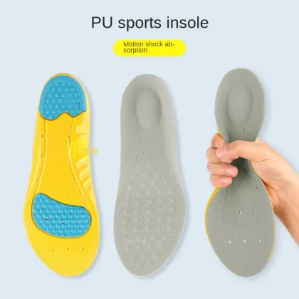 High Elasticity Memory Breathable Shock Absorption Thickened Sweat Absorbing Sports Insoles