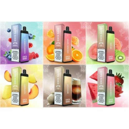 영국의 Esco Bar 5000 퍼프 일회용 Vape, 고품질 영국의 Esco Bar 5000 퍼프