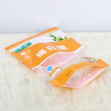 Resealable stand up zipper bag