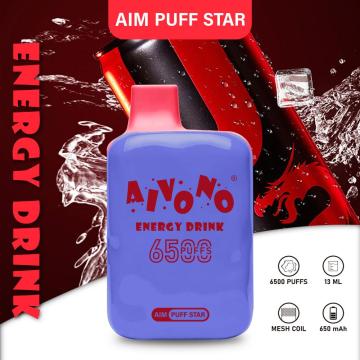 Original AIM Aivono 6500 PUFFS Disposable Vape ready to ship