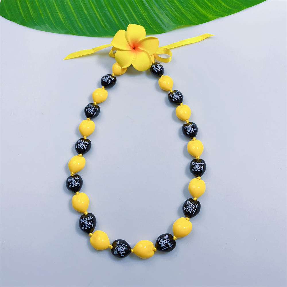 Kukui nut necklace KN-jn056