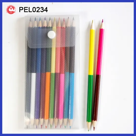 PVC bag 12pk Multi Color Pencil