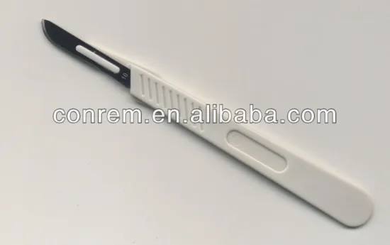 Disposable Surgical Blade With Plastic Handle