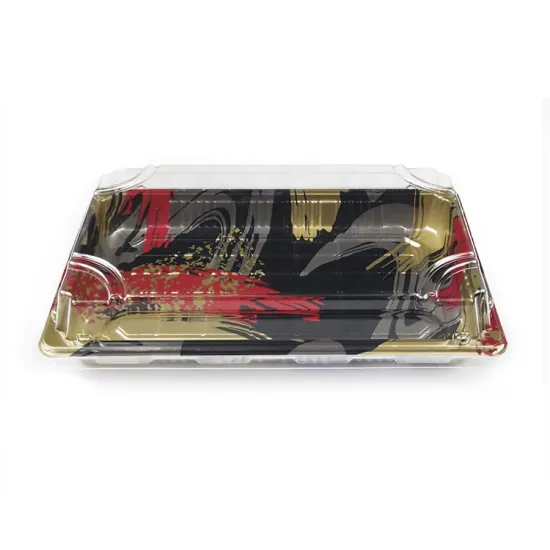 High Quality Plastic Sushi Tray with Lid