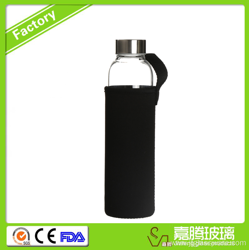 Hot selling new design glass water bottles