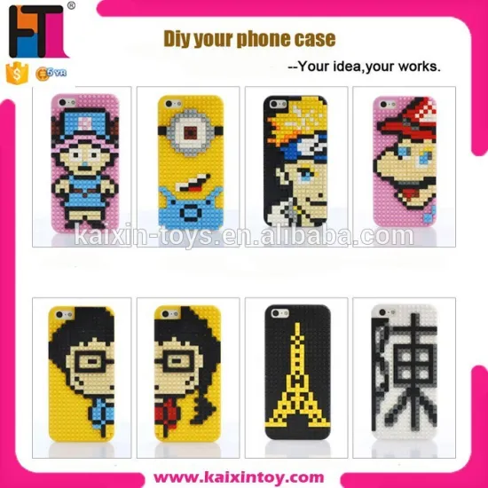 10217033 Nanoblock Creativity unique phone Cases for ISO phone both 5.5 inch and 4.7inch size