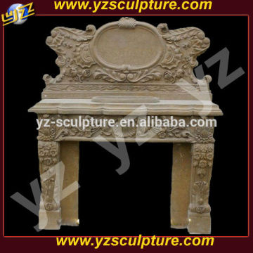carving antique marble sink for home decoration SNK015