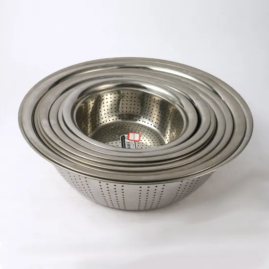 Stainless Steel Vegetable Fruit Draining Basket Strainer Mesh Basket