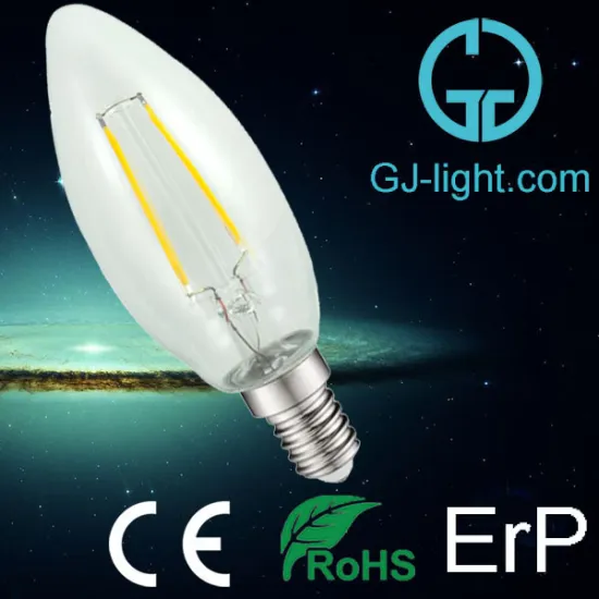 long lifespan E14 led filament bulb 3w