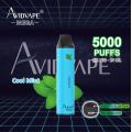 Preço da fábrica Avidvape descartável vape 5000 puffs