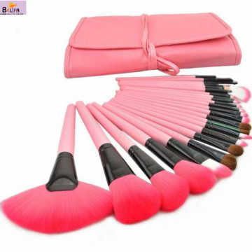 Belifa pink makeup brushes natural hair professional makeup brushes